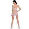 PASSION WOMAN BS090 BODYSTOCKING - WHITE ONE SIZE - Image 2