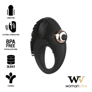WOMANVIBE - ANEL VIBRADOR DE SILICONE THOR