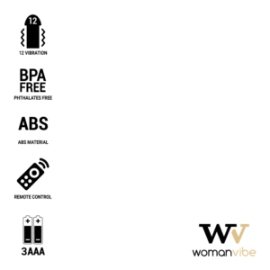 WOMANVIBE - ALSAN EGG CONTROLE REMOTO PRETO SILICONE ROXO