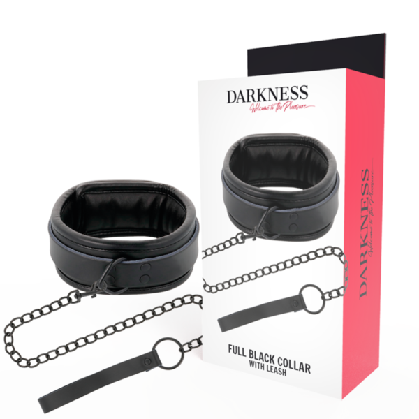 DARKNESS™ - COLAR PRETO COM CORRENTE