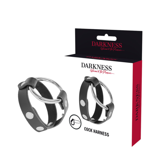 DARKNESS™ - ANEL DE GALO E TESTÍCULO BDSM