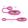 ONINDER™ - OVO VIBRATÓRIO DENVER ROSA 7 X 2,7 CM APLICATIVO GRATUITO - Image 4