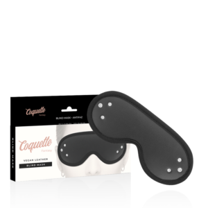 COQUETTE CHIC DESIRE™ - MÁSCARA DE COURO FANTASY VEGAN COM FORRO DE NEOPRENE