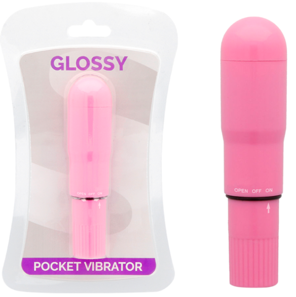 GLOSSY™ - VIBRADOR DE BOLSO DEEP ROSE