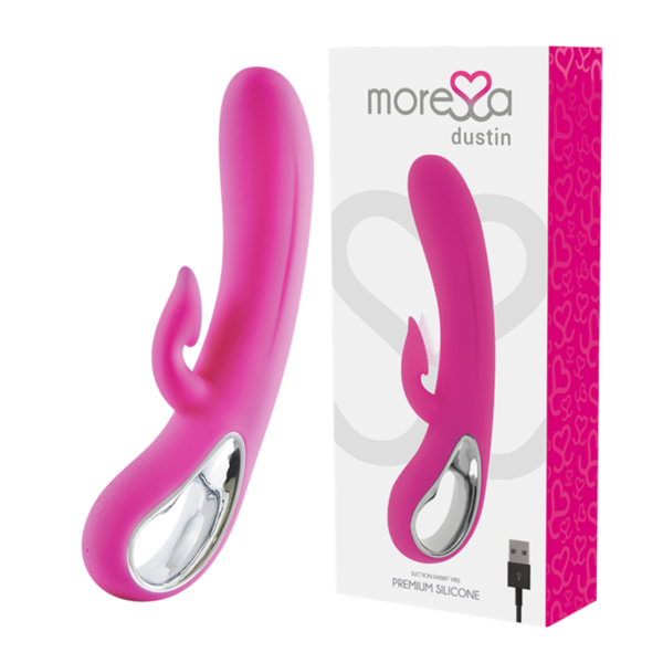 SILICONE PREMIUM MORESSA DUSTIN RECARREGÁVEL