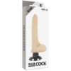 BASECOCK - VIBRADOR REALÍSTICO 2-1 NATURAL 18,5 CM - Image 4