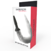 DARKNESS™ - PLUG ANAL DE SILICONE COM CAUDA CINZA - Image 3