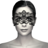 COQUETTE CHIC DESIRE™ - MÁSCARA LARGA DE RENDA PRETA - Image 2
