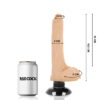 BASECOCK - VIBRADOR REALÍSTICO 2-1 NATURAL 18,5 CM - Image 7
