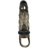 BAILE - CAPA PARA PÉNIS BRAVE MAN COM ESTIMULAÇÃO CLITÓRICA E ANAL DUPLA BALA PRETA 16.5 CM - Image 2