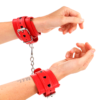 KINK - PULSO VERMELHO COM INSERÇÃO DE CORAÇÃO PRETO AJUSTÁVEL 21-28 CM X 5,5 CM - Image 3