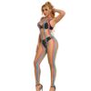 SUBBLIME - 952358 RAINBOW HALTER NECK FISHNET BODYSTOCKING TAMANHO ÚNICO - Image 3