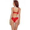 PASSION - DENELIA CONJUNTO TANGA + SUTIÃ VERMELHO S/M - Image 2