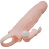 BAILE - CAPA PARA PÊNIS BRAVE MAN COM COELHO E CARNE DE MOTOR DUPLO 16.5 CM - Image 4