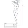 PASSION - WOMAN BS038 BODYSTOCKING PRETO TAMANHO ÚNICO - Image 3