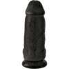 KING COCK - PÊNIS GORDINHO REALISTA 23 CM PRETO - Image 2