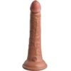 KING COCK - ELITE DILDO DE SILICONE REALÍSTICO 17.8 CM CARAMELO - Image 2