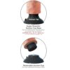 KING COCK - DILDO VIBRANTE 25.5 CM NATURAL - Image 3