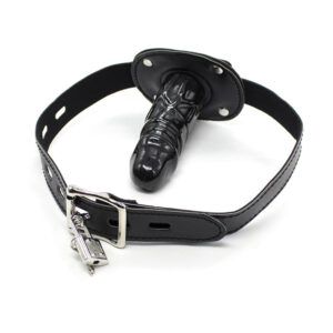 OHMAMA FETISH - TPE PÊNIS GAG COM CADEADO L