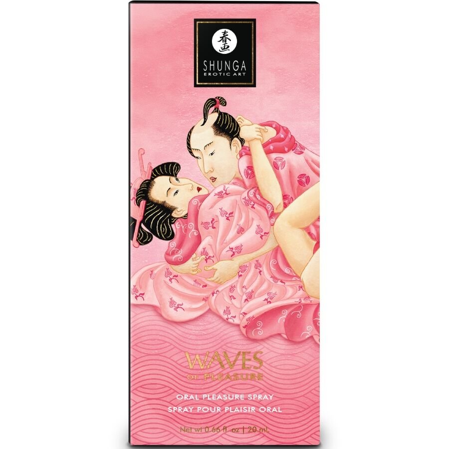 SHUNGA - SPRAY ORAL SEDUTOR DE PRAZER WAVES COM SABOR MELANCIA 20 ML - Image 3