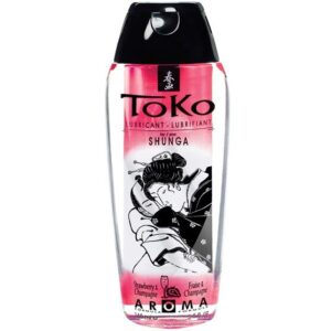 SHUNGA - TOKO AROMA LUBRIFICANTE DE MORANGO E CHAMPANHE