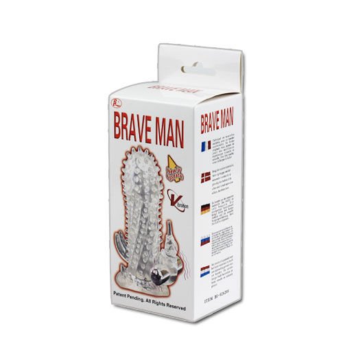 BAILE - BRAVE MAN COELHO VIBRADOR EXTENSO DE PÉNIS - Image 3