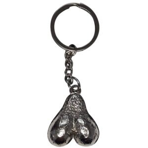 DIABLO PICANTE - CHAVEIRO DE METAL COM OVOS DE PRATA