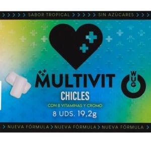 WUG MULTIVIT - MULTIVITAMÍNICO FUNCIONAL SABOR TROPICAL, 8 UNIDADES EM CARTELA