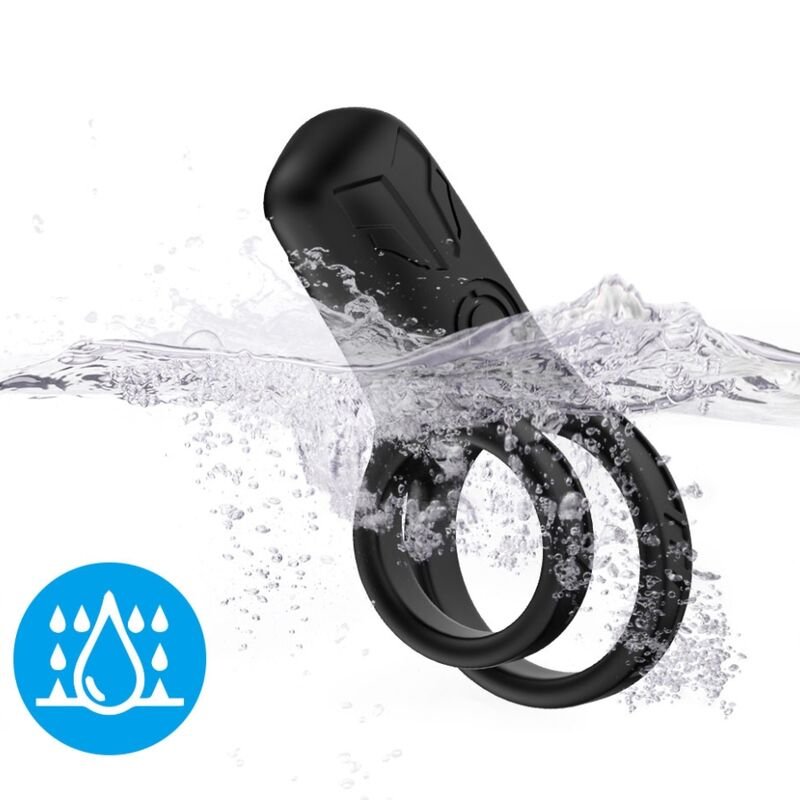 ARMONY - VIBRADOR DE ANEL DUPLO PRETO - Image 3